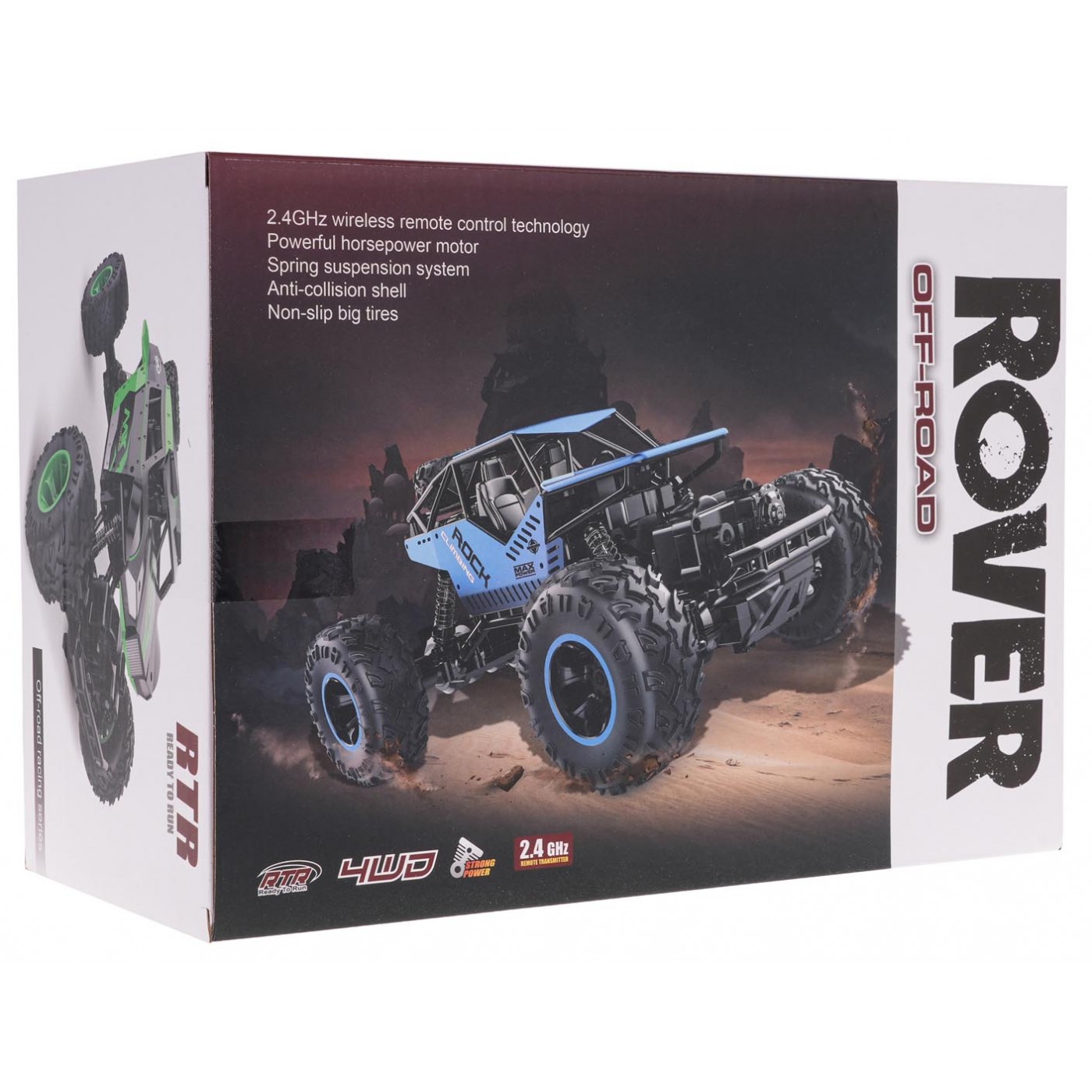 Pásový ROVER 1:16 R/C černý