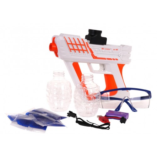 Oranžová gelová pistole BLASTER + příslušenství