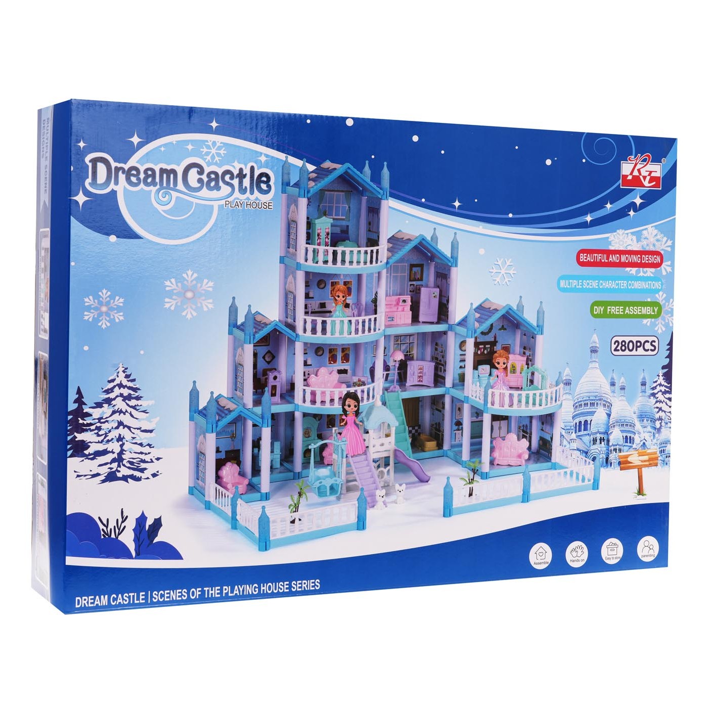 GIGA Winter Villa + Příslušenství 280 ks.