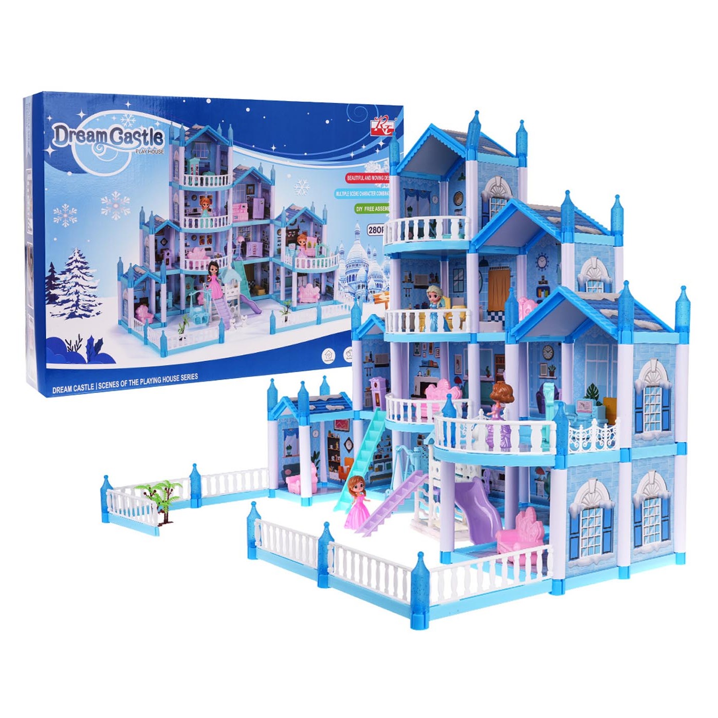 GIGA Winter Villa + Příslušenství 280 ks.