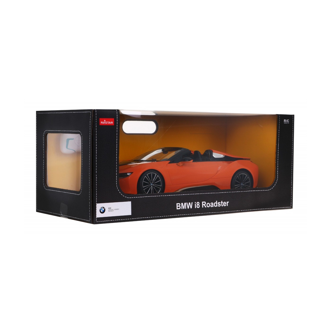 BMW i8 Roadster oranžový RASTAR model 1:12 Dálkově ovládané auto + 2,4 GHz dálkové ovládání