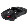 BMW i8 Roadster černý RASTAR model 1:12 Dálkové ovládání auta + 2,4 GHz dálkové ovládání