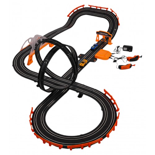 TRACK MASTER Závodní dráha s podsvícením + příslušenství 615cm