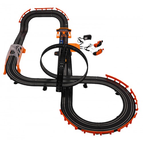 TRACK MASTER Závodní dráha s podsvícením + příslušenství 615cm