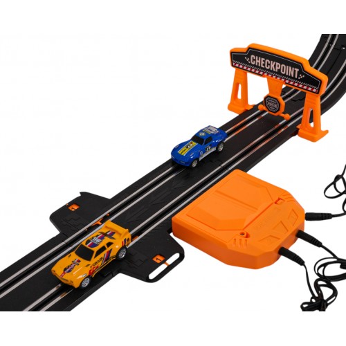 TRACK MASTER Závodní dráha s podsvícením + příslušenství 615cm