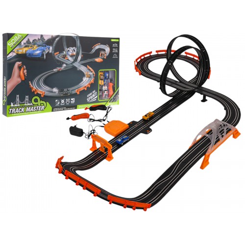 TRACK MASTER Závodní dráha s podsvícením + příslušenství 615cm