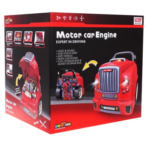 Workshop pro mladého mechanika červená