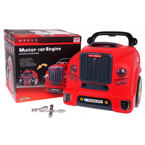 Workshop pro mladého mechanika červená