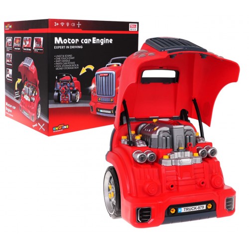 Workshop pro mladého mechanika červená