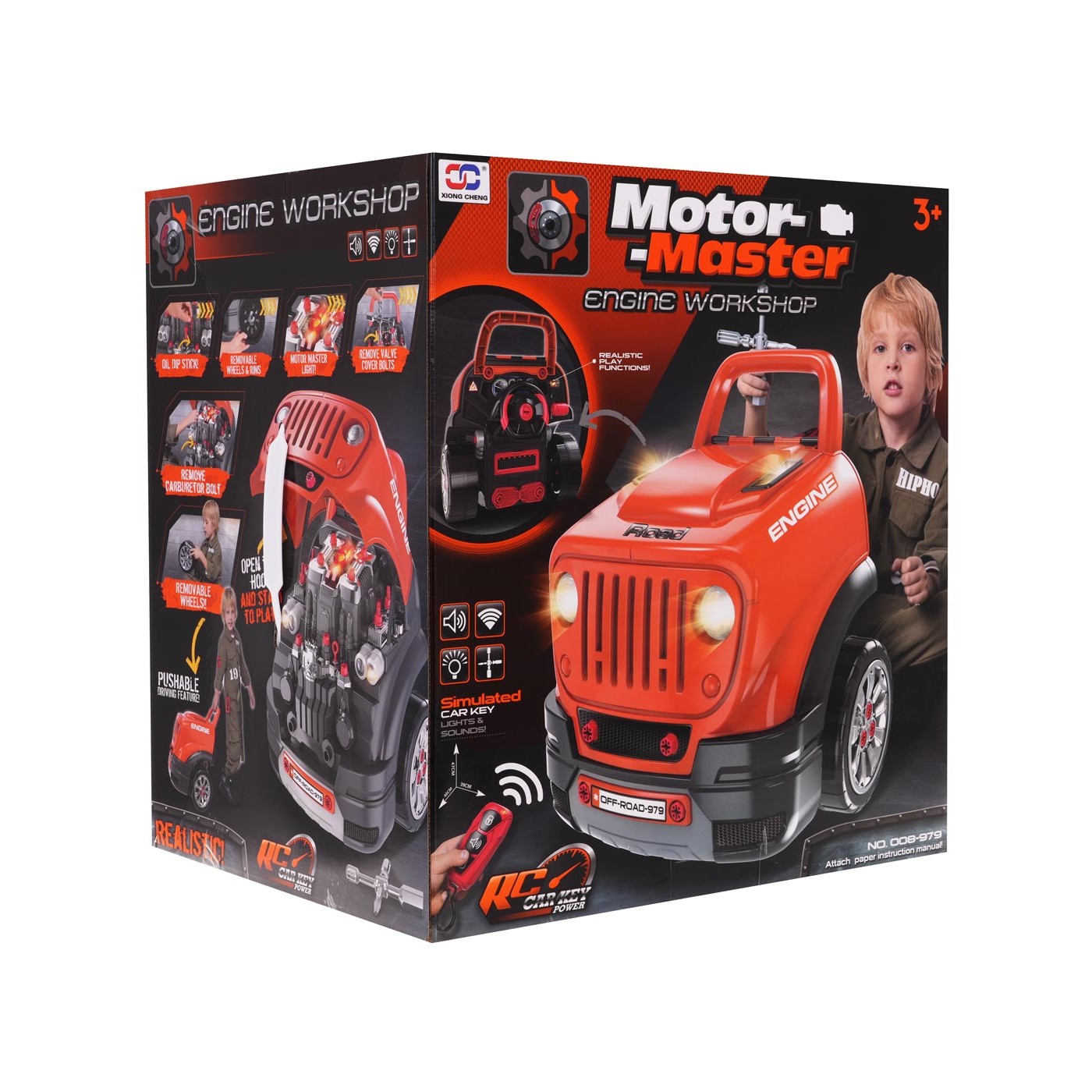 Nákladní auto dílna pro mladého mechanika