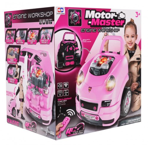 Workshop pro mladého mechanika růžový