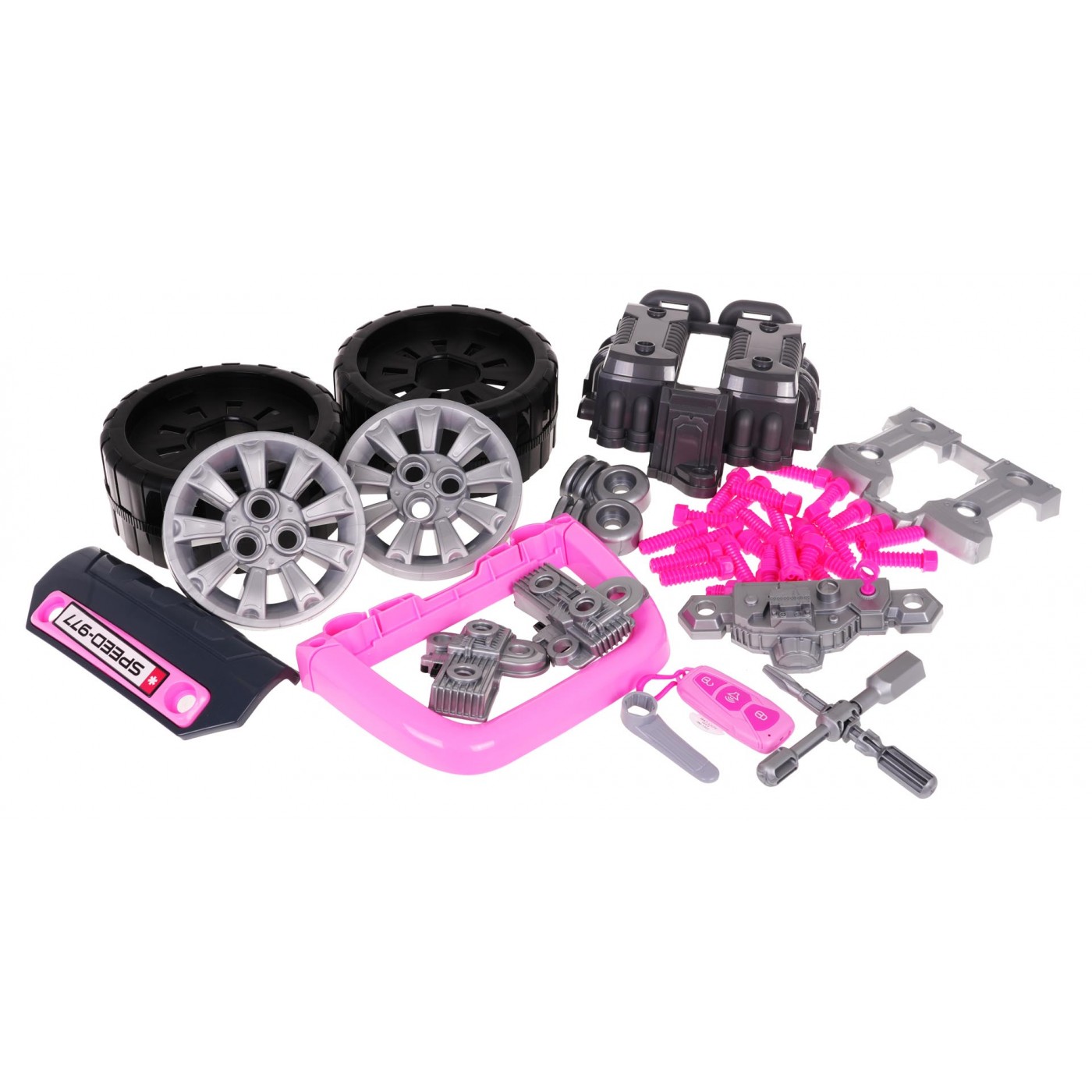 Workshop pro mladého mechanika růžový