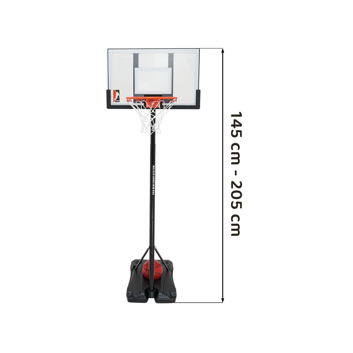 Basketbal 205cm + příslušenství