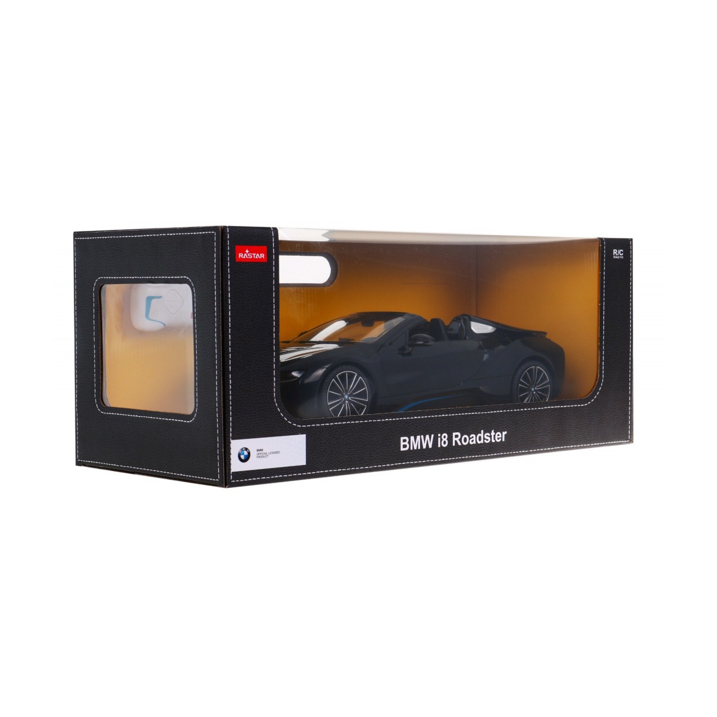BMW i8 Roadster černý RASTAR model 1:12 Dálkové ovládání auta + 2,4 GHz dálkové ovládání