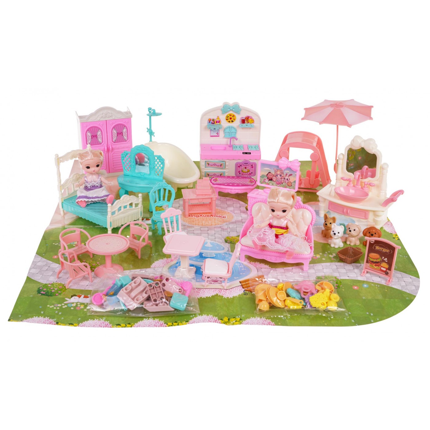 MEGA Princess House + příslušenství