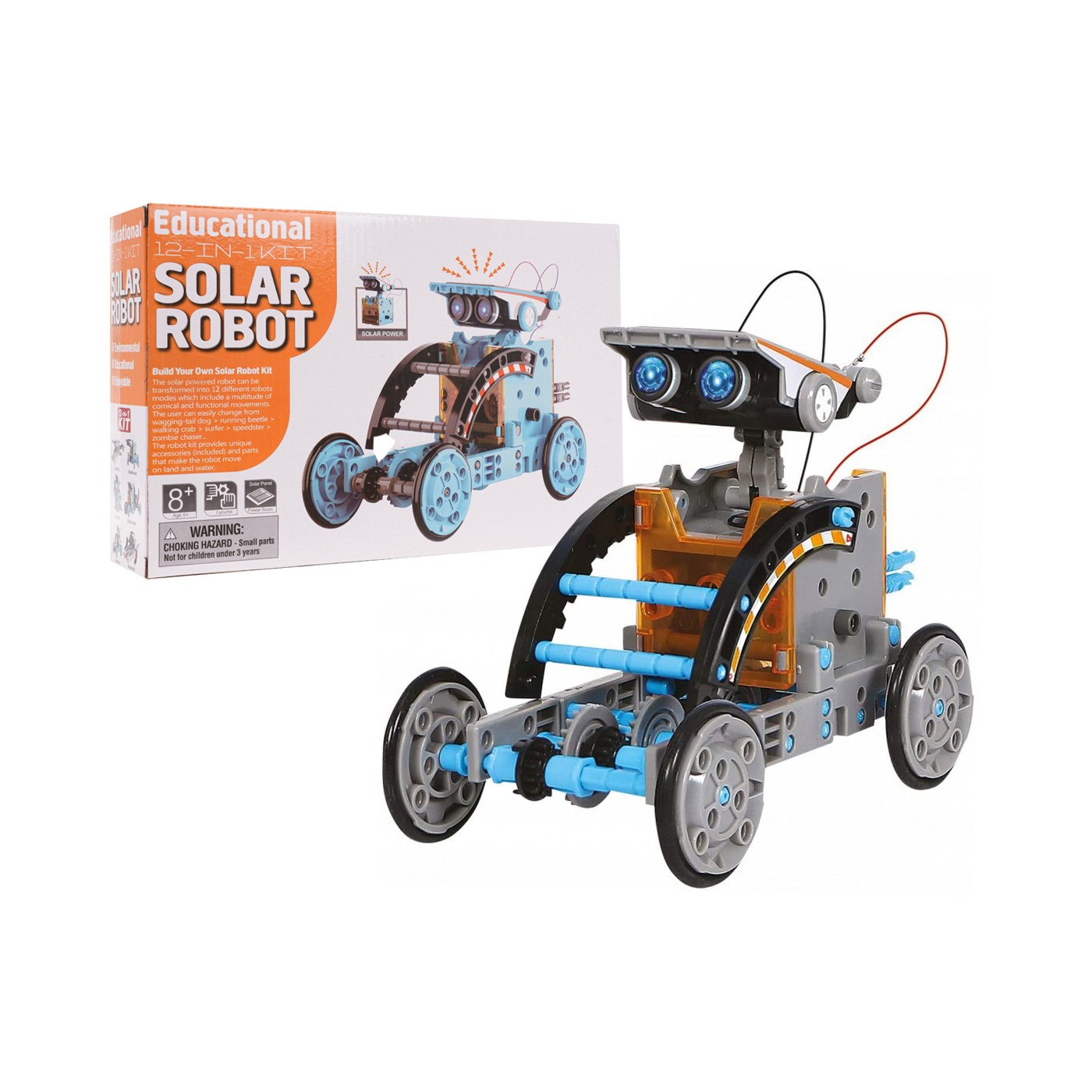 Solární sada vozidel 12v1 modrá
