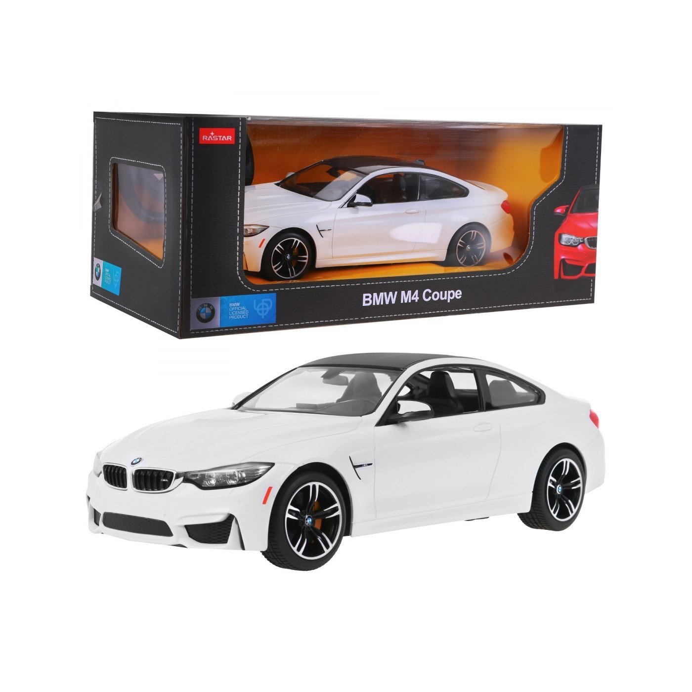 Autko R/C BMW M4 Coupé Bílá 1:14 RASTAR