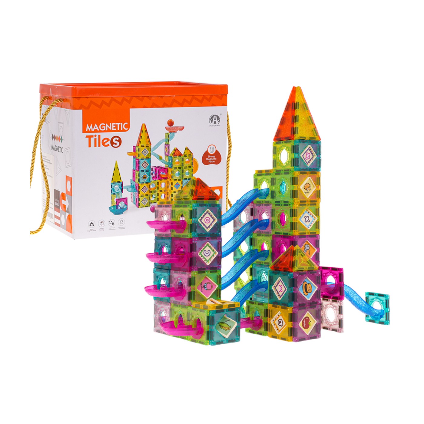 Magnetické bloky Castle Track Ball 139 ks.