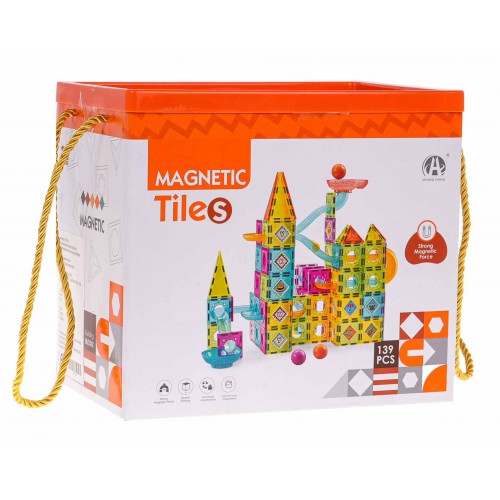 Magnetické bloky Castle Track Ball 139 ks.