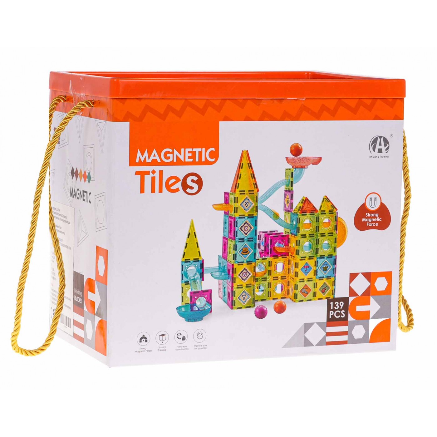 Magnetické bloky Castle Track Ball 139 ks.