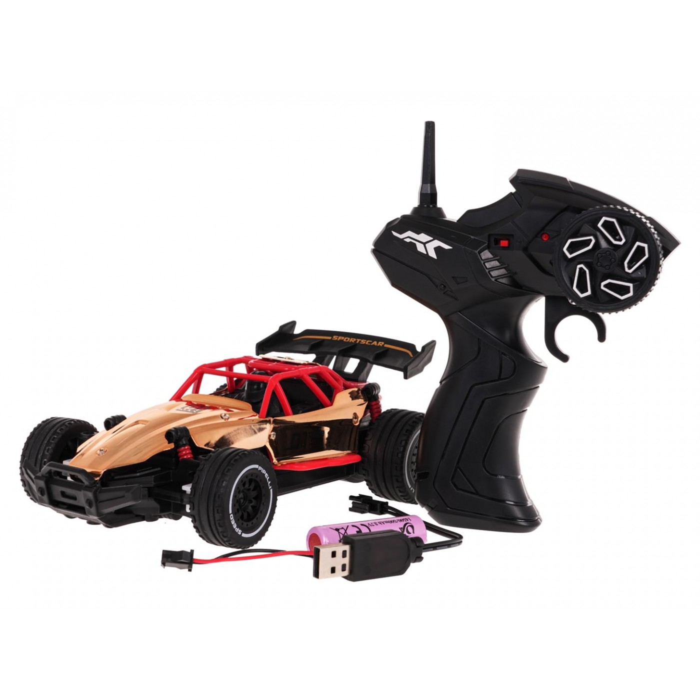 Kovové auto RACING 01 Gold R/C