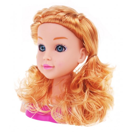 Blond stylingová hlava + příslušenství