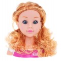 Blond stylingová hlava + příslušenství