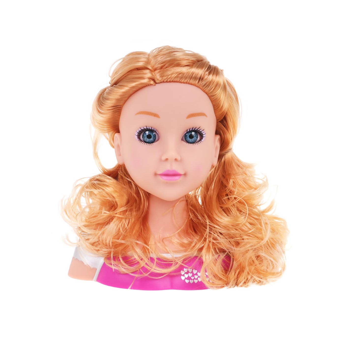 Blond stylingová hlava + příslušenství