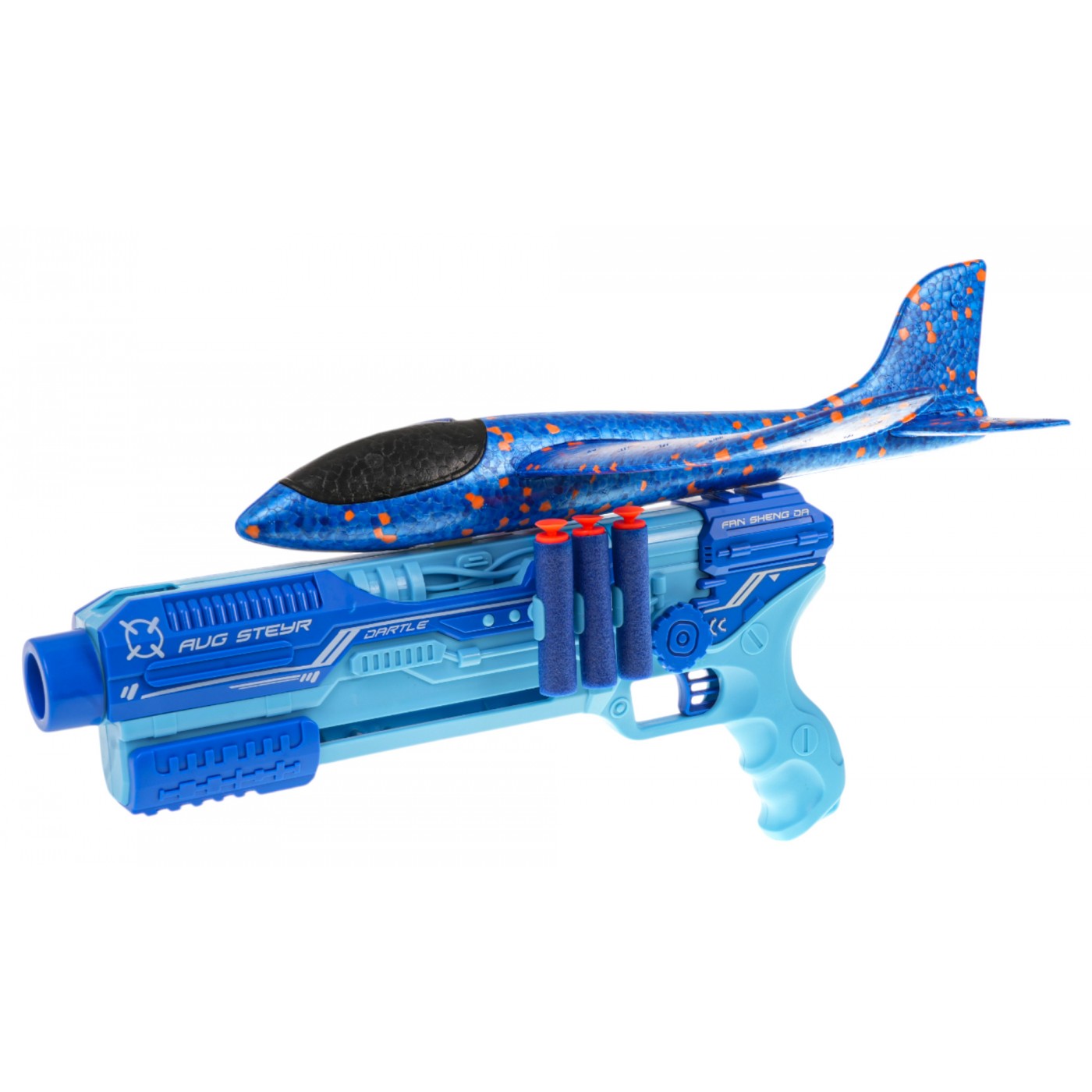 Odpalovač letadel 5v1 Pistole Blue