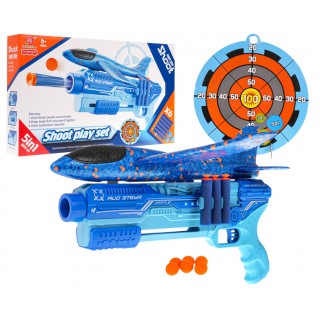 Odpalovač letadel 5v1 Pistole Blue