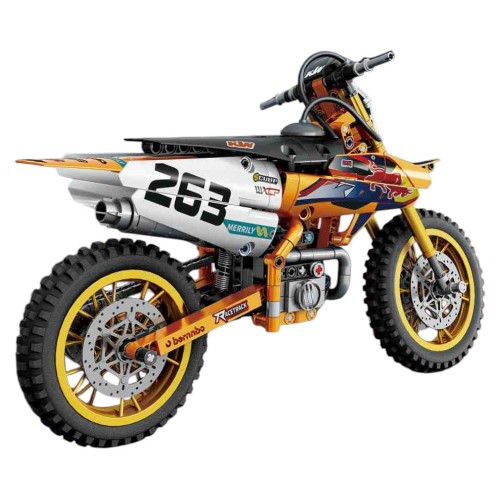 Sada motorových křížových bloků 450 ks.