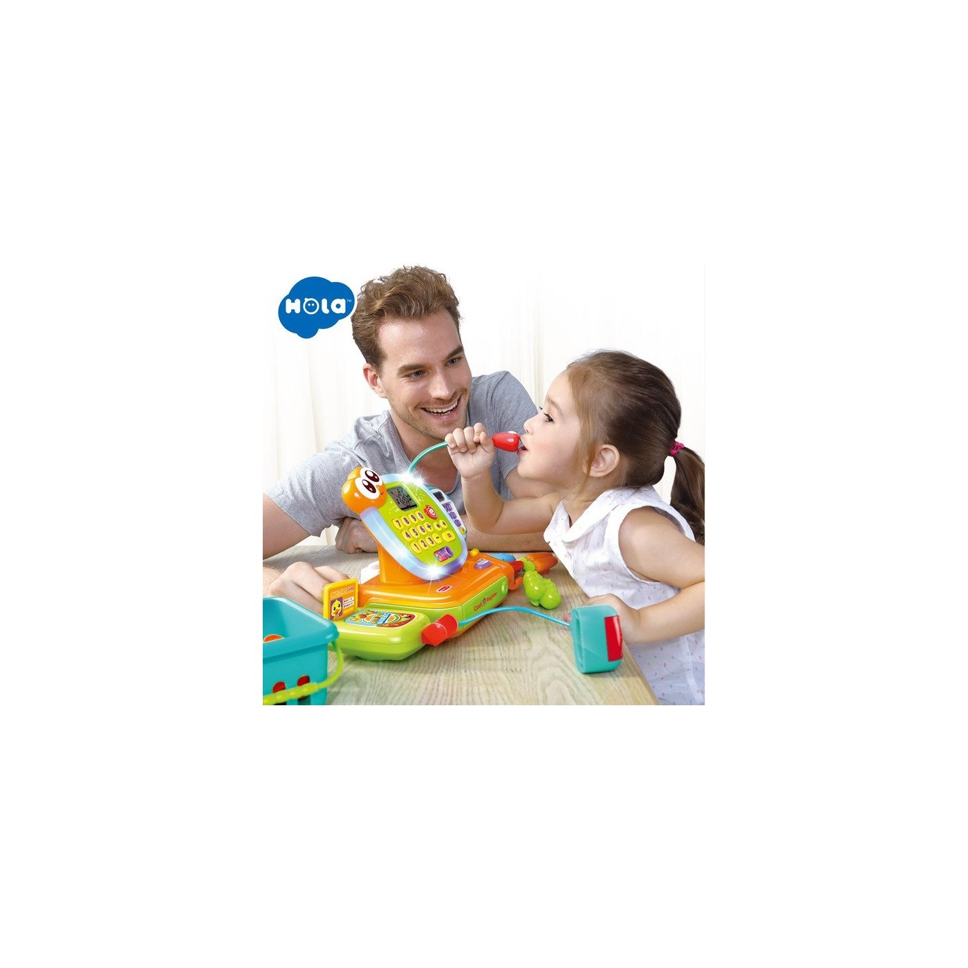 Interaktivní pokladna, výuka angličtiny HOLA TOYS