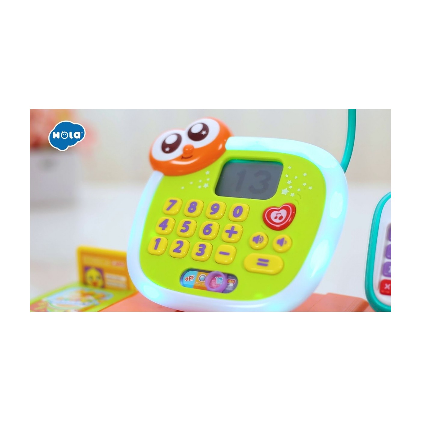 Interaktivní pokladna, výuka angličtiny HOLA TOYS