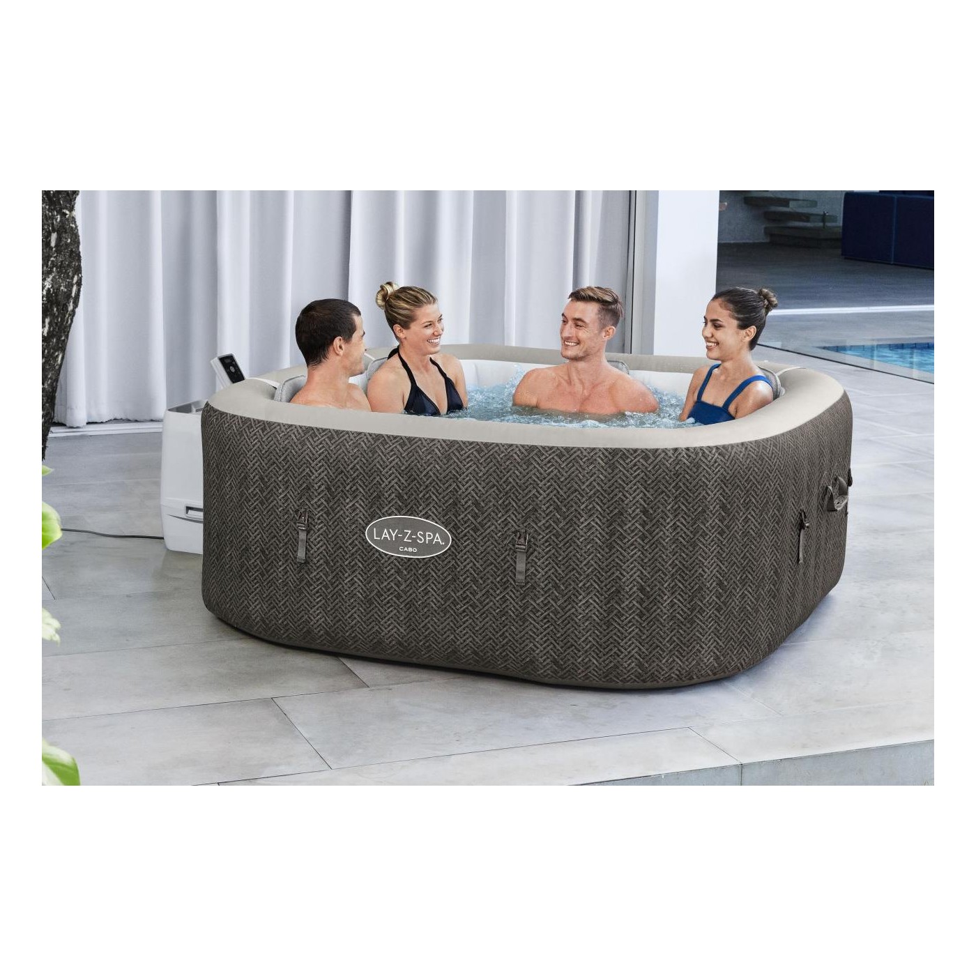 Lay-Z-Spa Cabo SMART HydroJet Jacuzzi BESTWAY
