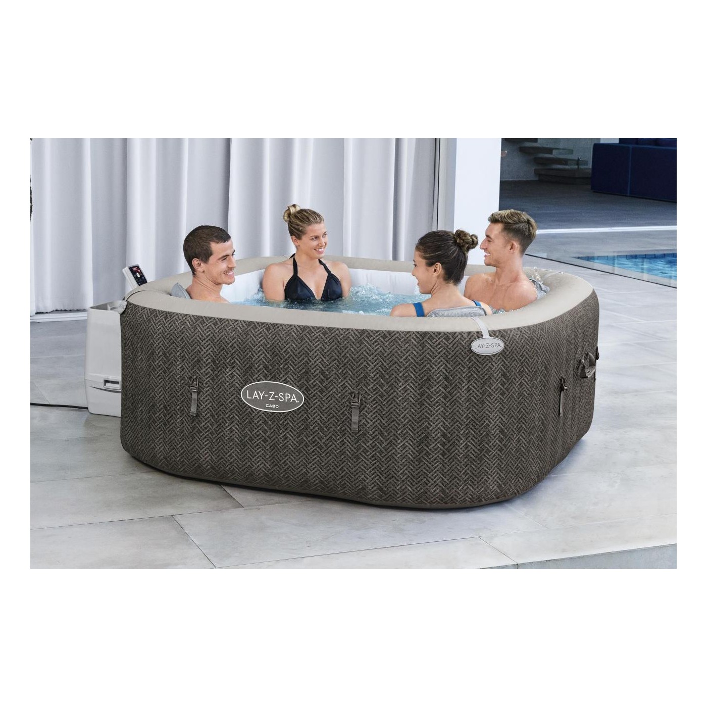 Lay-Z-Spa Cabo SMART HydroJet Jacuzzi BESTWAY