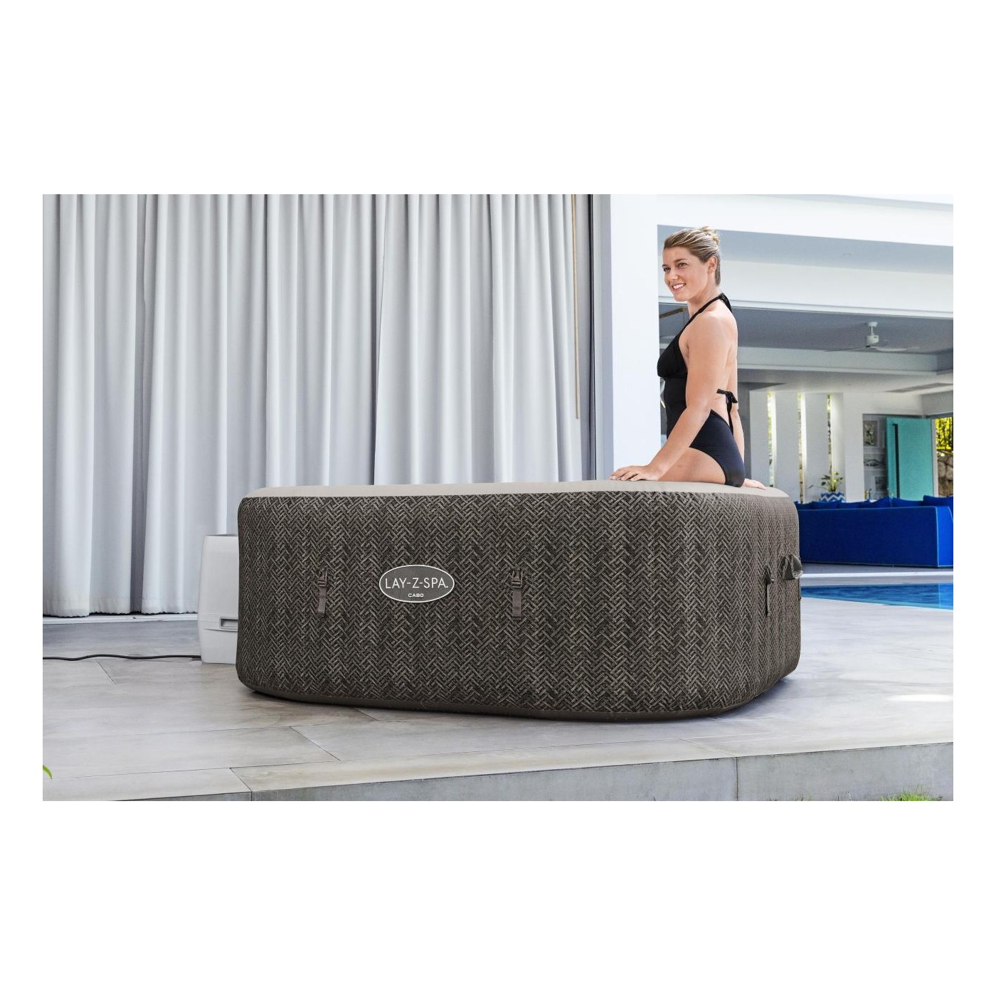 Lay-Z-Spa Cabo SMART HydroJet Jacuzzi BESTWAY
