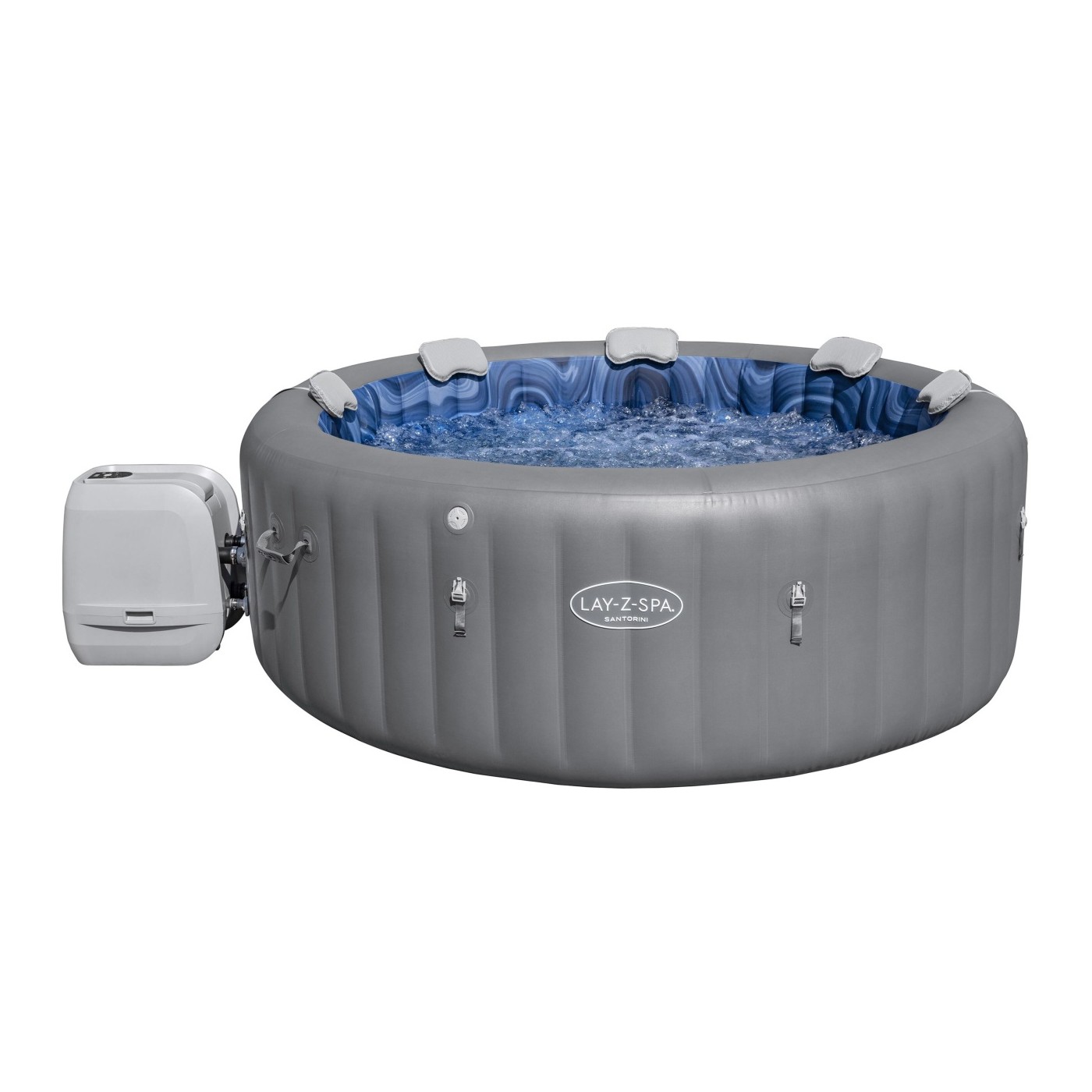 Lay-Z-Spa Santorini SMART HydroJet PRO Jacuzzi BESTWAY