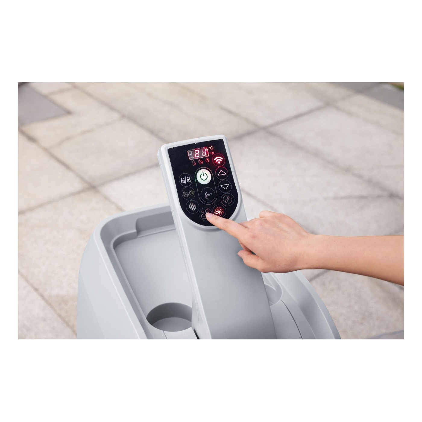 Lay-Z-Spa Santorini SMART HydroJet PRO Jacuzzi BESTWAY