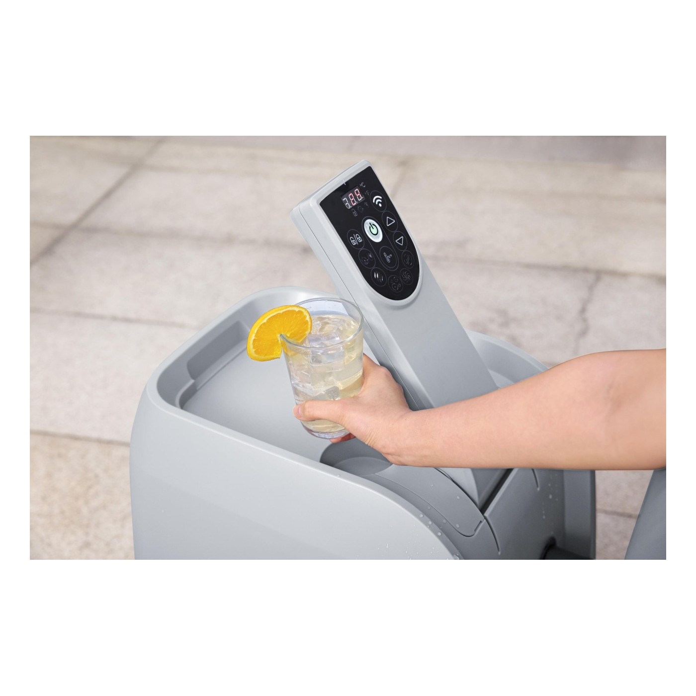 Lay-Z-Spa Santorini SMART HydroJet PRO Jacuzzi BESTWAY