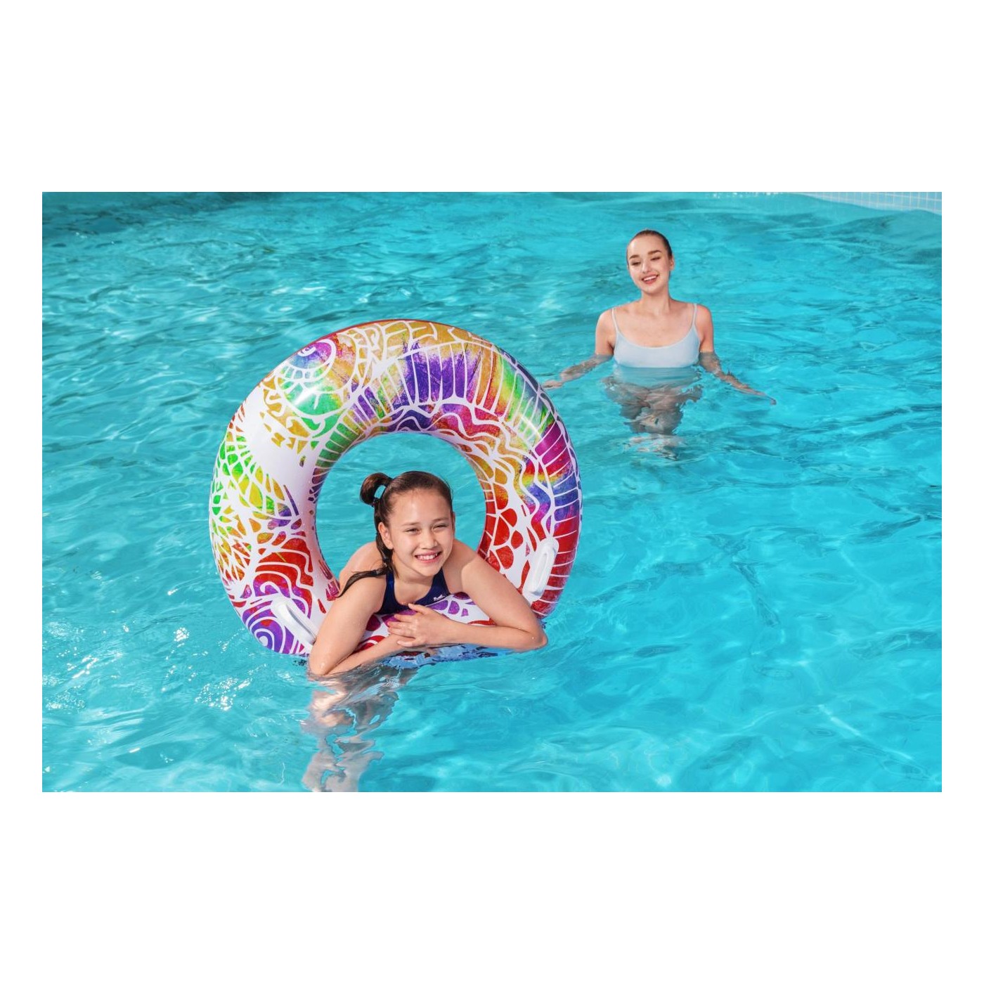 Plavecký kruh 91 cm BESTWAY červený
