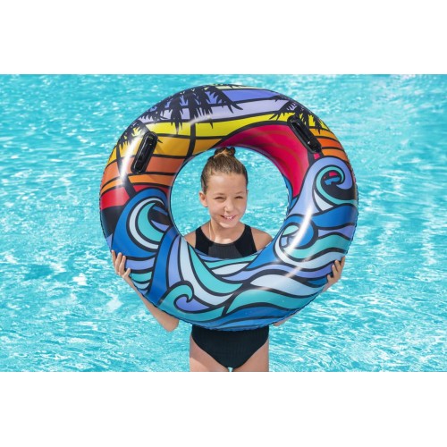 Trosečník plavecký kruh 91cm BESTWAY modrý