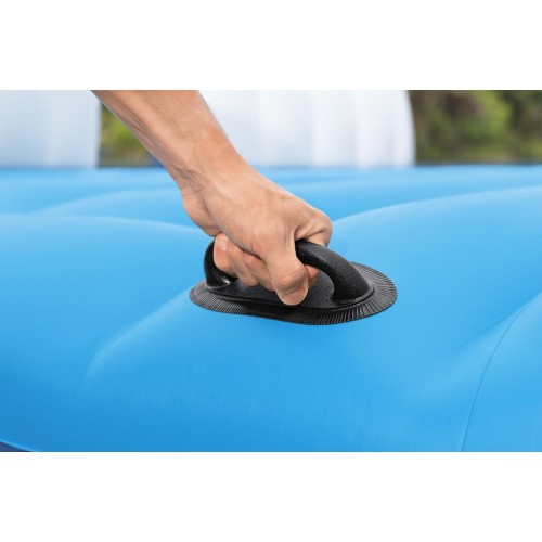 Velký ležák na plavání pro 6 oso BESTWAY 373x264x73cm + Kšilt + Termo taška + Sítkované dno + Opěradla