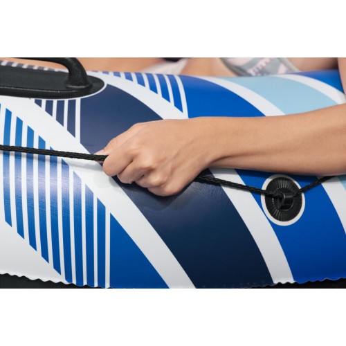 BESTWAY 135cm nafukovací plavecká matrace Rapid Rider Opěradlo Síťované spodní držáky nápojů