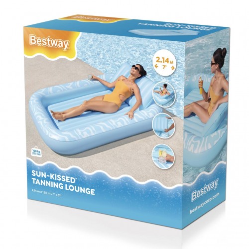 Sun Kiss BESTWAY nafukovací koupací matrace s opěrkou zad