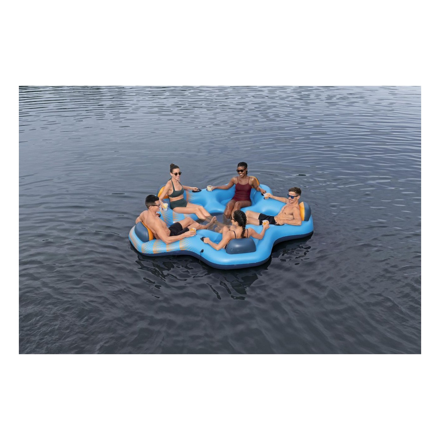 Ostrovní koupací matrace Hydro Force 300/287cm BESTWAY