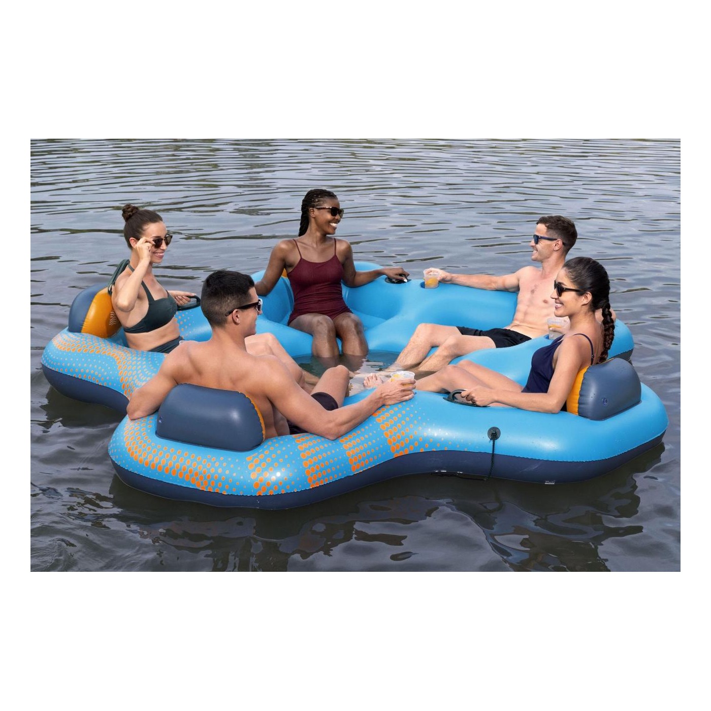 Ostrovní koupací matrace Hydro Force 300/287cm BESTWAY