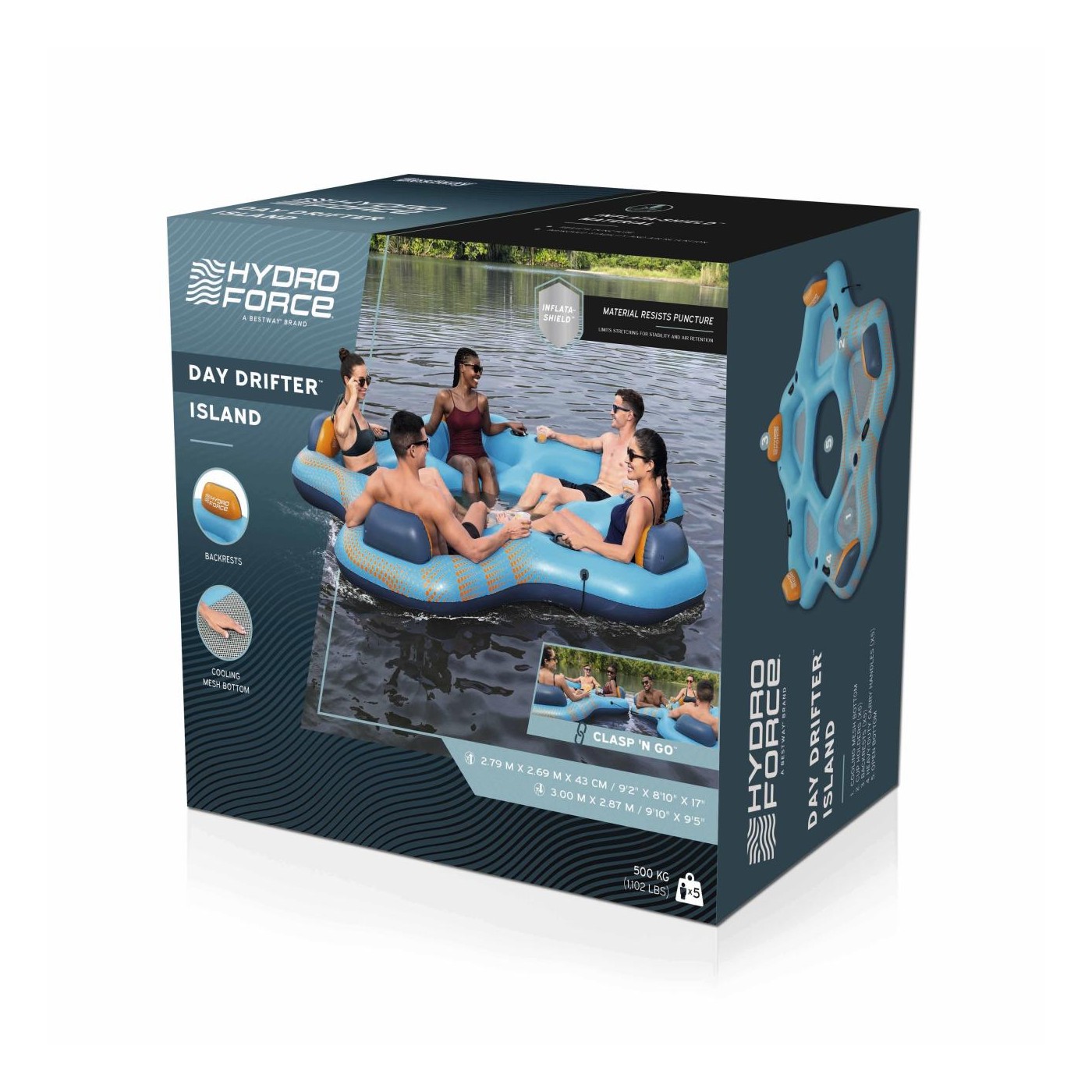 Ostrovní koupací matrace Hydro Force 300/287cm BESTWAY