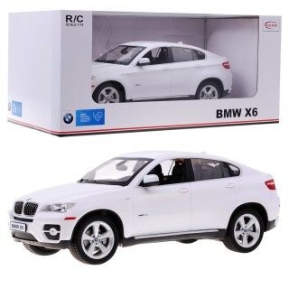 BMW X6 bílý RASTAR model 1:14 Dálkové ovládání Auto SUV + 2,4 GHz dálkové ovládání