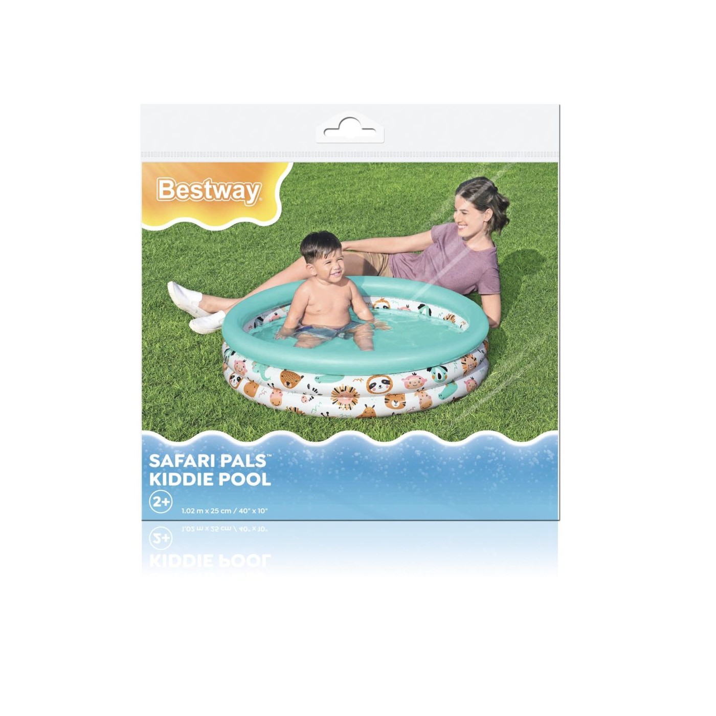 Nafukovací bazén Dětská sprchová vanička 102x25cm BESTWAY Fish + opravná lišta