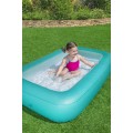 Dětský nafukovací bazén 2+ BESTWAY obdélníkový 165x104x25cm + nafukovací dno